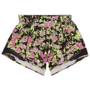 Lululemon Hotty Hot LR Lined Short in Inflected Highlight Yellow 4" - Size 6